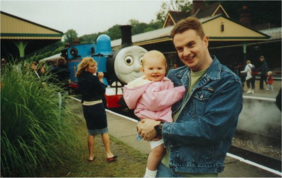 At Bluebell Railway wiv Thomas The Tank