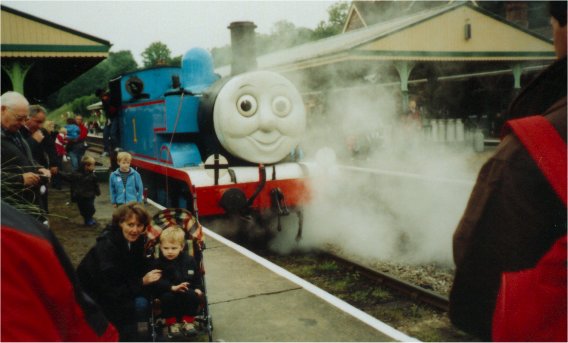 Thomas showing off