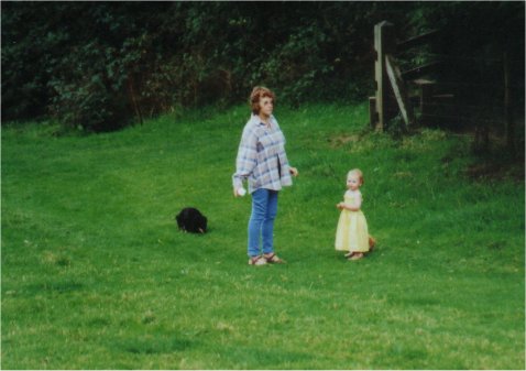 Granny's helping