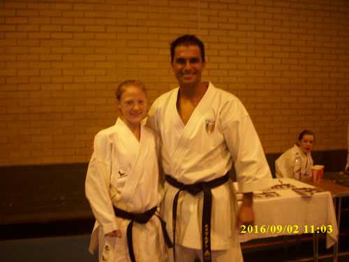 Fallon with Luca Valdesi